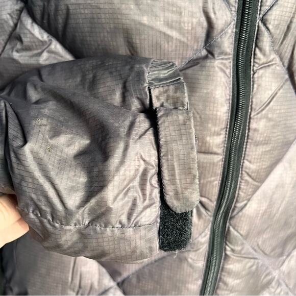 Mountain Hardwear gray down puffer jacket size 12 - Picture 5 of 11
